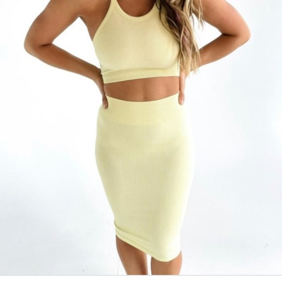 Balance Athletica grey midi skirt, small - Picture 1 of 10